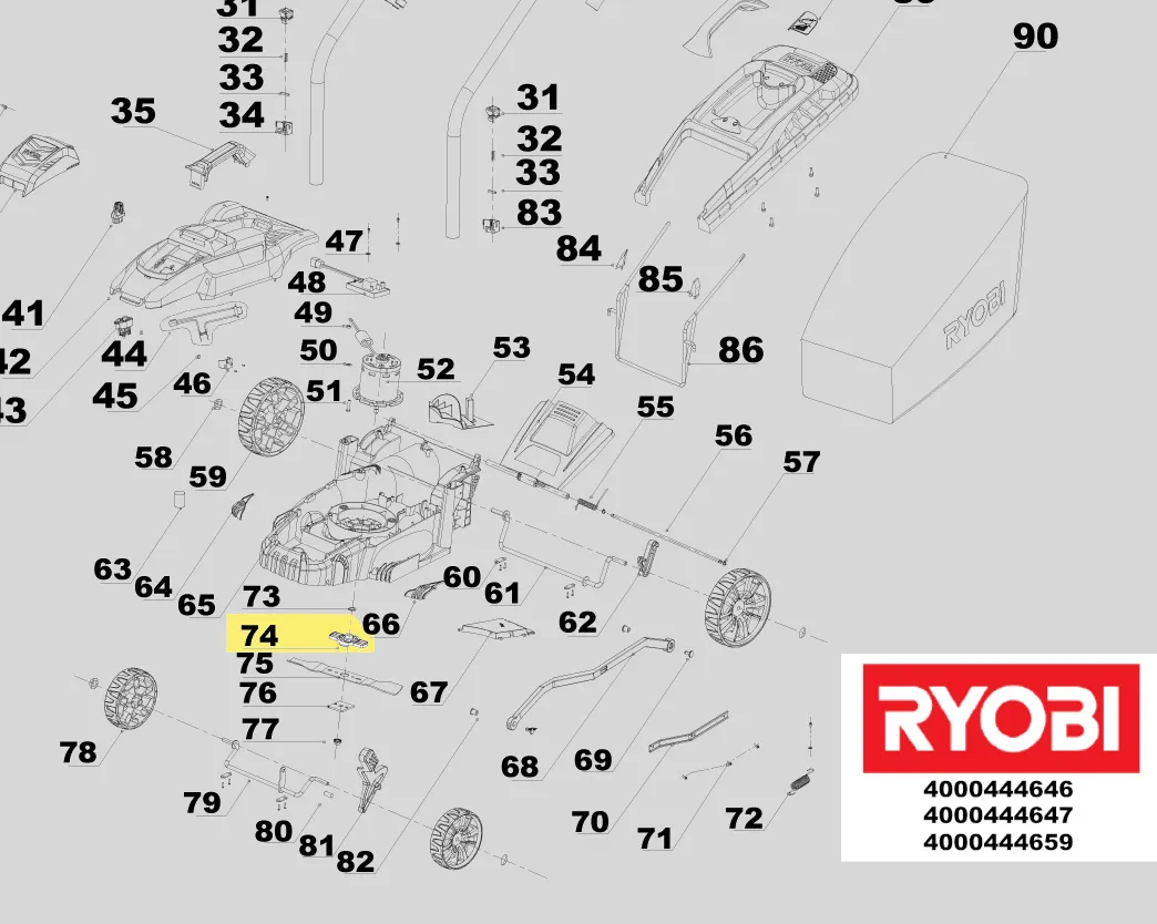 porte-lame réf. 5131033791 Ryobi